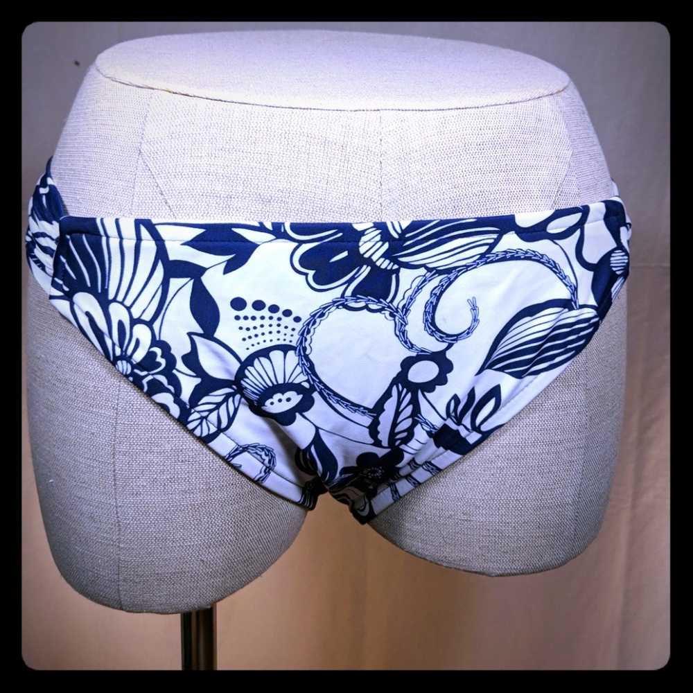 Massimo nautical Navy Bikini Bottom swimsuit  M